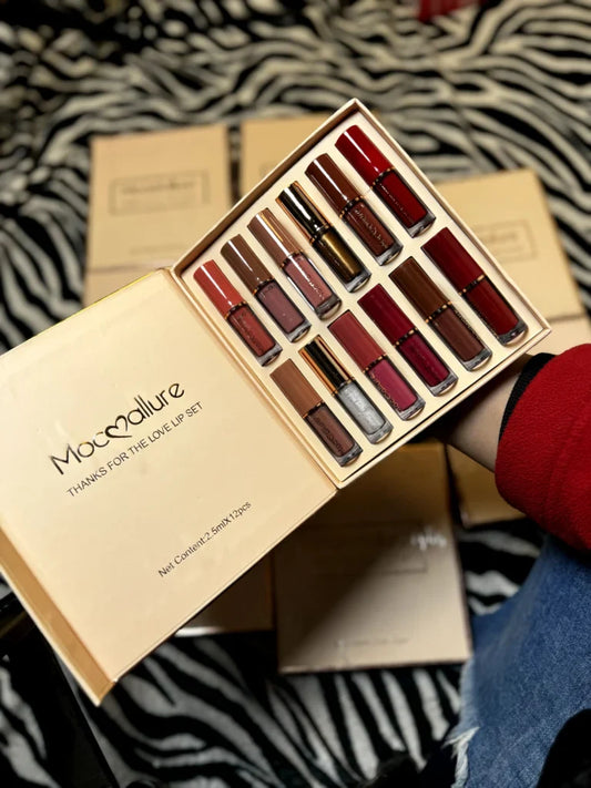 Trendy & catchy! Handiyan viral lipstick set with 12 different shades✨